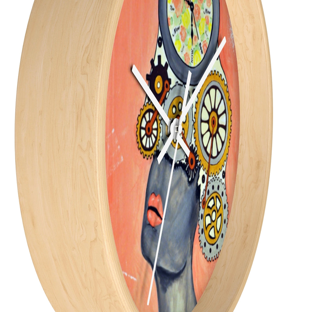 "Time Is Now" Wall Clock