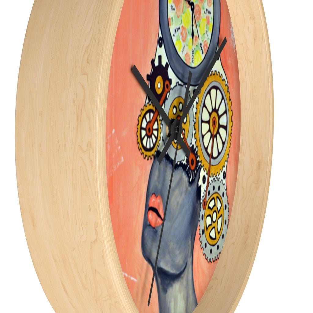 "Time Is Now" Wall Clock